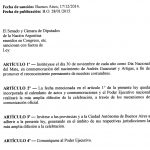 Dia Nacional del Mate Argentina Ley 27.117
