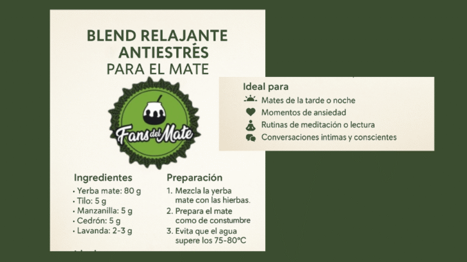 Cómo Preparar un Blend Relajante