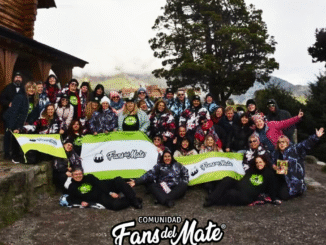 La ronda de mate mas grande de la Patagonia. Fans del Mate en Bariloche